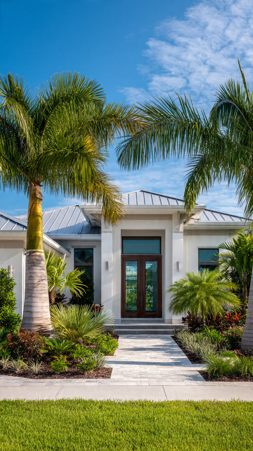 New single-family home construction in Lee County